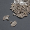 Pendentif «Éventail», diamètre 13×11 mm ± conditionnement 20 g, 35 pièces