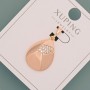 Pendentif Xuping avec strass blancs, plaqué or 18 carats