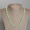 Collier en amazonite, pierre naturelle, perles rondes lisses, diamètre 8,5 mm ±, longueur 50 cm ±