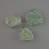 Pendentif en amazonite naturelle brute, dimensions 26×20 à 35×29 mm, assortiment