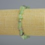 Bracelet fluorite naturel en éclats, diamètre 7×4 mm, longueur environ 18 cm, élastique