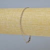 Bracelet Xuping Rhodium, épaisseur environ 3 mm, longueur 19 cm