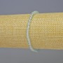 Bracelet élastique en topaze naturelle, bille facettée de 4 mm, longueur 18 cm ±