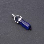 Pendentif hexagonal bleu 41 × 34 × 9 mm