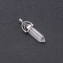 Pendentif hexagonal blanc 41×34×9 mm