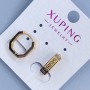Boucles d'oreilles Xuping 14×4 mm ± plaqué or 18K