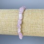 Bracelet en Kunzite galetée, diamètre 6-12 × 6-7 mm ±, longueur 18 cm ±, élastique