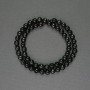 Perles d'agate facettées, billes de 6 mm ± sur fil, longueur 37 cm+