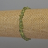Bracelet en chrysoprase grains, diamètre 5×3 mm, longueur 18 cm, élastique