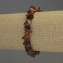 Bracelet en éclats d'ambre 7×4–5 mm, longueur 18 cm ±, extensible