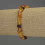 Bracelet en éclats d'ambre 6–9×4–5 mm, longueur 18 cm, élastique