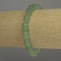 Bracelet en jade taillé, diamètre 11×8 mm, longueur 18 cm, élastique