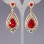 Boucles d'oreilles en cristaux « lustres » « chandeliers » « Anturazh »
