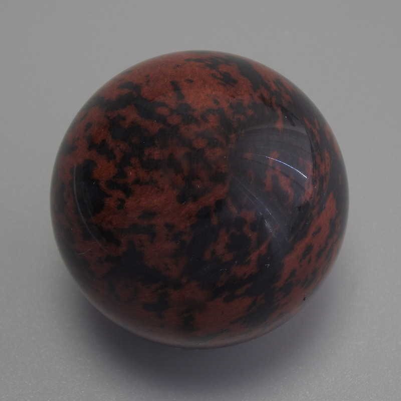 Boule souvenir en obsidien naturel, diamètre 30 mm+