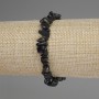 Bracelet en obsidienne soleil, éclats 6-12 × 4-6 mm ±, longueur 18 cm ±, élastique