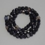 Perles d'agate taillées en cubes, dimensions 5×5 mm, longueur de fil environ 38 cm