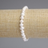 Bracelet perles d'eau douce de rivière 6-7×6-6 mm, longueur 18 cm, élastique
