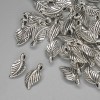 Pendentif « Feuille » couleur bronze, diamètre 15 × 7 mm, conditionnement 46 pièces