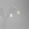 Boucles d'oreilles-puce en perles d'eau douce, diamètre 7 mm+