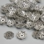 Capuchon pour perle argenté 9,5 mm