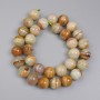 Perles d'onyx lisses 12 mm sur fil