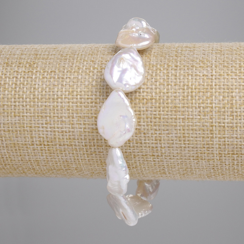 Bracelet de perles baroques « benzine »