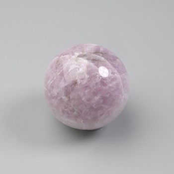 Boule décorative en kunzite, pierre naturelle, diamètre 30-45 mm, tailles assorties (prix pour 100 g), poids à partir de 120 g