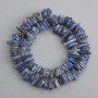 Perles de kyanite en grain, diamètre 8-20×2,5 mm ±, longueur 39 cm ±