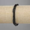 Bracelet en shungite taillé 7–8×5–6 mm, longueur 18 cm ±, élastique