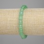 Bracelet en néphrite à boules facettées, diamètre 8 mm, longueur 18 cm, élastique
