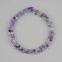 Perles de fluorite facettées en cube, diamètre 3×3 mm, longueur 38 cm ±