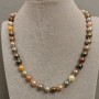 Collier de perles de Majorque, longueur 47 cm ± avec fermoir