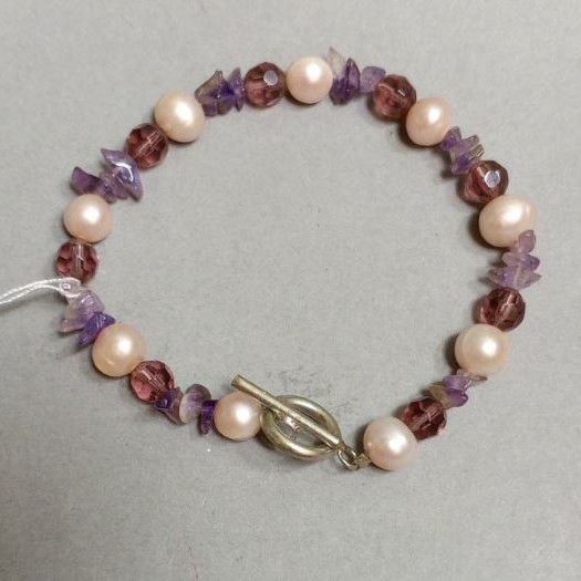Bracelet Assorti, longueur 18 cm +- fermoir toggle