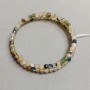 Bracelet en perles sur fil mémoire