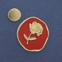 Broche magnétique Accent émail métal doré 41 mm+