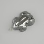 Pendentif hématite grenouille, diamètre 32×21 mm+