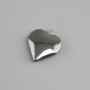 Pendentif hématite cœur, diamètre 20 × 20 mm+