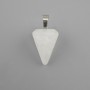 Pendentif pendule en cristal de roche 28×20×14 mm+