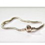 Base de bracelet PANDORA de 20 cm avec fermoir à clip et logo