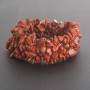 Bracelet jaspe rouge « éclats de pierre » sur élastique