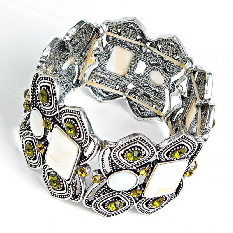 Bracelet avec insert en nacre