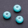 Perle Pandora Turquoise 14 × 10 mm, diamètre du trou 5 mm