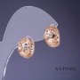 Boucles d'oreilles Xuping 15×9 mm, dorure 18K