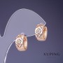 Boucles d'oreilles Xuping 15 × 7 mm dorure 18K