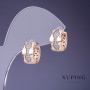 Boucles d'oreilles Xuping 13×8 mm dorure 18K