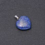 Pendentif Cœur en lazurite naturelle 19×19×26 mm
