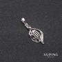 Pendentif Xuping Sura 8×22×27 mm rhodié