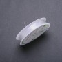 Fil en silicone pour bijoux, diamètre 0,7 mm, bobine