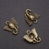 Pendentif éléphant bronze, diamètre 16x15 mm, emballage 20 g ± 24 pièces