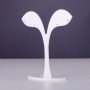 Support pour bijoux en plastique blanc, hauteur 7 cm, largeur 7 cm